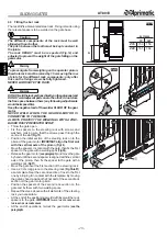 Preview for 20 page of Aprimatic AT 80/E Mechanical Installation, Use And Maintenance Instructions