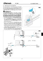 Preview for 43 page of Aprimatic AT 80/E Mechanical Installation, Use And Maintenance Instructions