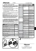 Preview for 45 page of Aprimatic AT 80/E Mechanical Installation, Use And Maintenance Instructions