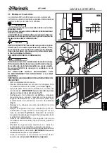 Preview for 53 page of Aprimatic AT 80/E Mechanical Installation, Use And Maintenance Instructions