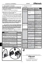 Preview for 56 page of Aprimatic AT 80/E Mechanical Installation, Use And Maintenance Instructions