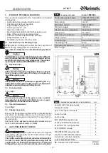 Preview for 11 page of Aprimatic AT 92 T Mechanical Installation, Use And Maintenance Instructions