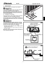 Предварительный просмотр 13 страницы Aprimatic AT 92 T Mechanical Installation, Use And Maintenance Instructions