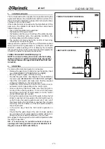 Предварительный просмотр 16 страницы Aprimatic AT 92 T Mechanical Installation, Use And Maintenance Instructions