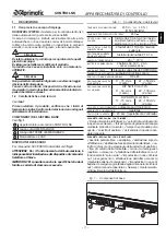 Предварительный просмотр 3 страницы Aprimatic CONTROL NK Electrical Installation, Use And Maintenance Instructions