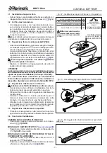 Предварительный просмотр 9 страницы Aprimatic FORTY 5500 Electrical Installation, Use And Maintenance Instructions