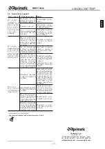 Preview for 11 page of Aprimatic FORTY 5500 Electrical Installation, Use And Maintenance Instructions