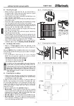 Preview for 16 page of Aprimatic FORTY 5500 Electrical Installation, Use And Maintenance Instructions