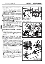 Preview for 26 page of Aprimatic FORTY 5500 Electrical Installation, Use And Maintenance Instructions