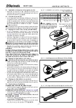 Preview for 27 page of Aprimatic FORTY 5500 Electrical Installation, Use And Maintenance Instructions