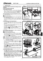 Preview for 35 page of Aprimatic FORTY 5500 Electrical Installation, Use And Maintenance Instructions