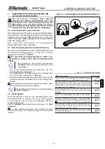 Preview for 37 page of Aprimatic FORTY 5500 Electrical Installation, Use And Maintenance Instructions