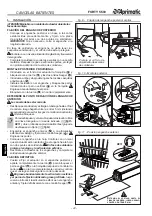 Preview for 44 page of Aprimatic FORTY 5500 Electrical Installation, Use And Maintenance Instructions