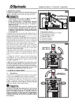 Preview for 9 page of Aprimatic Harrier E25 Installation, Use And Maintenance Instructions