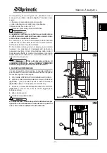 Предварительный просмотр 11 страницы Aprimatic Harrier E25 Installation, Use And Maintenance Instructions