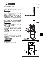 Preview for 47 page of Aprimatic Harrier E25 Installation, Use And Maintenance Instructions