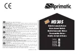 Aprimatic M230S Instructions Manual предпросмотр