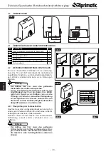 Предварительный просмотр 46 страницы Aprimatic ONDA 324 N Installation Instructions Manual