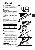 Preview for 21 page of Aprimatic Onda 424 Installation Instruction