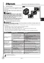 Preview for 27 page of Aprimatic Onda 424 Installation Instruction