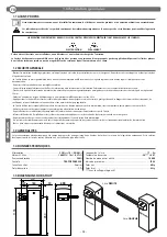 Preview for 12 page of Aprimatic PARK 30 PLUS Instructions For Installation, Use And Maintenance Manual