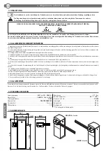 Preview for 16 page of Aprimatic PARK 30 PLUS Instructions For Installation, Use And Maintenance Manual