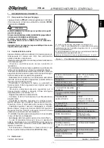 Предварительный просмотр 5 страницы Aprimatic PTR-24 Electrical Installation, Use And Maintenance Instructions