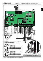 Предварительный просмотр 7 страницы Aprimatic PTR-24 Electrical Installation, Use And Maintenance Instructions