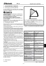 Предварительный просмотр 65 страницы Aprimatic PTR-24 Electrical Installation, Use And Maintenance Instructions