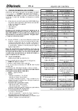 Предварительный просмотр 69 страницы Aprimatic PTR-24 Electrical Installation, Use And Maintenance Instructions