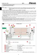 Preview for 16 page of Aprimatic R251FE Installation, Use And Maintenance Instruction