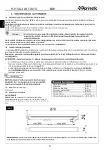 Preview for 24 page of Aprimatic R251FE Installation, Use And Maintenance Instruction