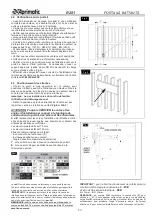 Preview for 27 page of Aprimatic R251FE Installation, Use And Maintenance Instruction