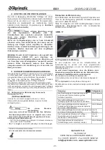 Preview for 41 page of Aprimatic R251FE Installation, Use And Maintenance Instruction