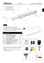 Preview for 45 page of Aprimatic R251FE Installation, Use And Maintenance Instruction