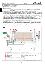 Preview for 46 page of Aprimatic R251FE Installation, Use And Maintenance Instruction