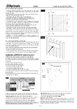 Preview for 47 page of Aprimatic R251FE Installation, Use And Maintenance Instruction