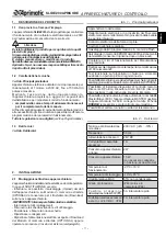 Preview for 5 page of Aprimatic SLIDE 230 Electrical Installation, Use And Maintenance Instructions