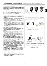 Предварительный просмотр 9 страницы Aprimatic SLIDE 230 Electrical Installation, Use And Maintenance Instructions