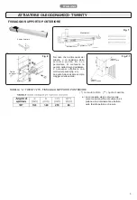 Предварительный просмотр 5 страницы Aprimatic TWENTY 270 B Mechanical Installation, Use And Maintenance Instructions