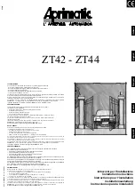 Предварительный просмотр 1 страницы Aprimatic ZT42 (B-SR) Installation Instructions Manual