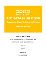 Preview for 1 page of Apro BON-II Series Product Specification