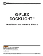 APS Resource G-Flex DockLight Installation And Owner'S Manual preview