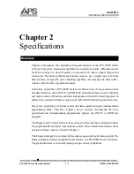 Preview for 16 page of APS 1000P Series Operation Manual