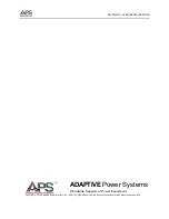 Preview for 88 page of APS 42L Series Operation Manual