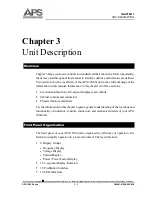 Preview for 22 page of APS APS-1000 Series Operation Manual