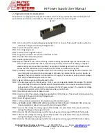 Preview for 7 page of APS HI-POWER 240 User Manual