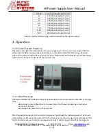 Preview for 14 page of APS HI-POWER 240 User Manual