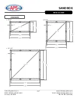 Предварительный просмотр 2 страницы APS SANDBOX Install Manual