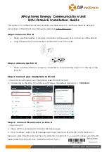 APsystems ECU-R Quick Installation Manual preview